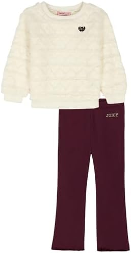 Amazon.com: Juicy Couture Girls 2-Piece Velour Tracksuit, Zip Up